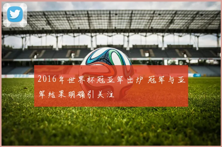 2016年世界杯冠亚军出炉 冠军与亚军结果明确引关注